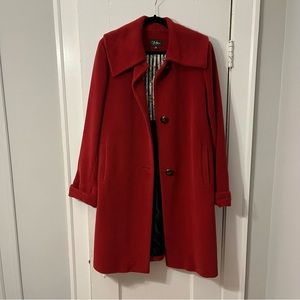 Cole Haan Vintage Red Rabbit Hair/Wool Jacket